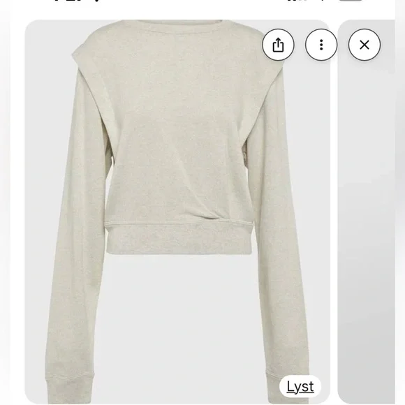 Isabel Marant Étoile Masson Sweatshirt - Picture 2 of 12